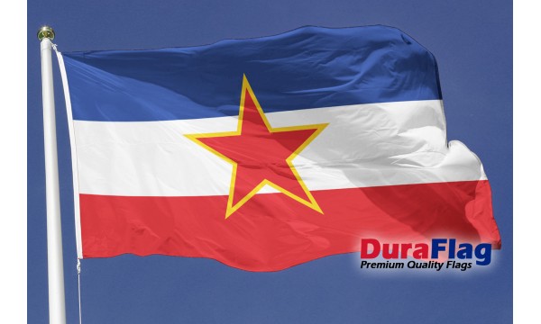 DuraFlag® Yugoslavia With Star Premium Quality Flag